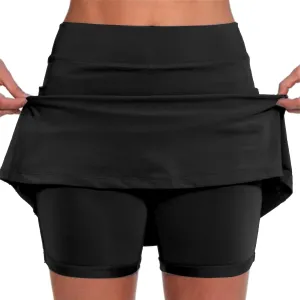 Womens Skorts with Pockets,Tummy Control Plus Size Skorts for Women High Waist Athletic Sports Pants Skirt Casual Pants.