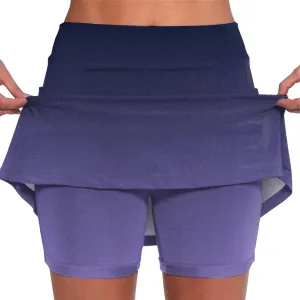 Womens Skorts with Pockets,Tummy Control Plus Size Skorts for Women High Waist Athletic Sports Pants Skirt Casual Pants.